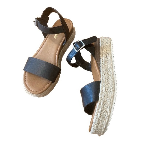 Flatform Espadrille Sandals - Picture 4 of 6